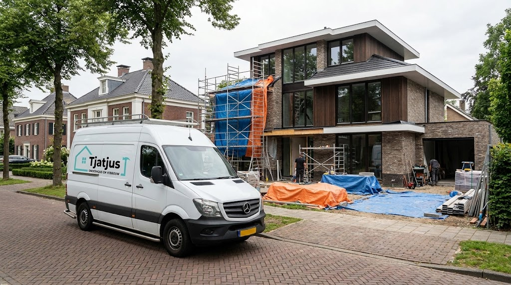 Vakman aan het werk